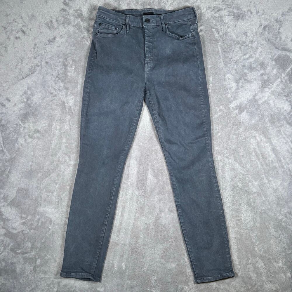 Mother The High Waisted Looker Skinny Jeans Women’s 29 Faded Black